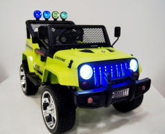 Детский электромобиль Rivertoys Jeep T008TT 4*4 зеленый