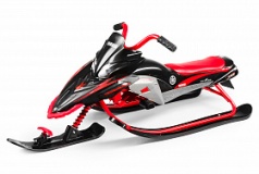 Детский снегокат Yamaha Apex Snow Bike (MG 2020 мягкое сиденье)) (черно-красный)