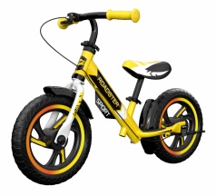 Детский алюминиевый беговел Small Rider Roadster 3 (Sport, EVA) (желтый)